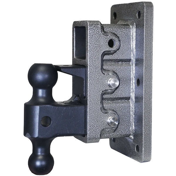 MEGA-DUTY 2.5 Bolt-On 6 Drop 3K TW 21K Hitch & GH-061 Dual-Ball & GH-062 Pintle Lock